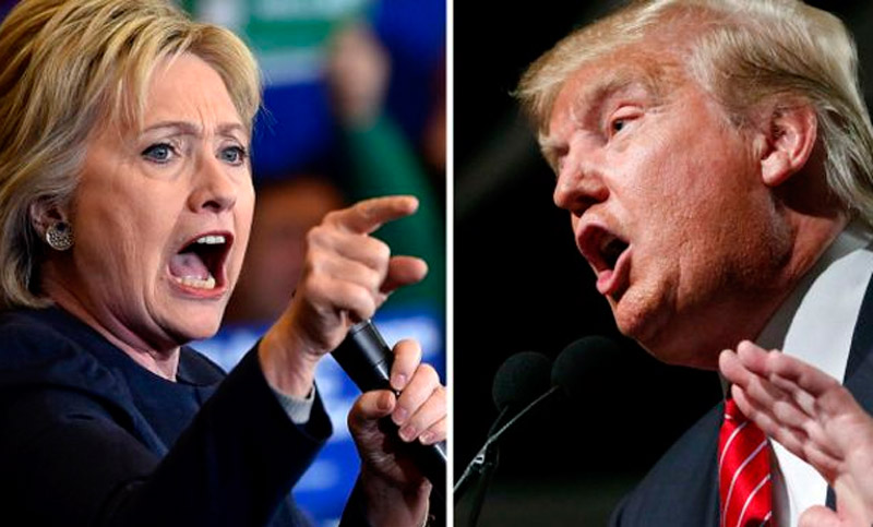 En la recta final: Clinton y Trump un frenético último fin de semana de campaña