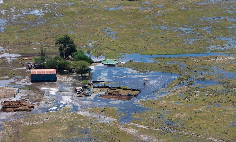 Investigador del Conicet responsabilizó de las inundaciones a la agricultura continua