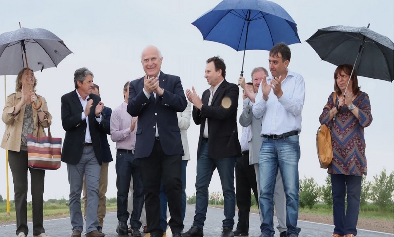 El gobernador inauguró la repavimentación de una importante ruta provincial