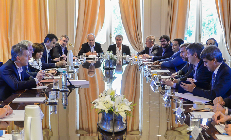 Macri se reunirá con su equipo de ministros en Olivos