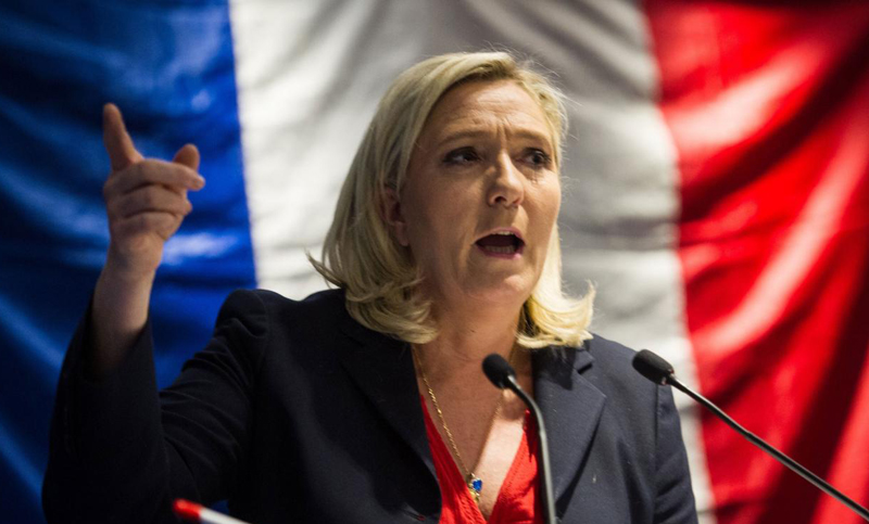 Para Le Pen el triunfo de Trump aumenta sus chances presidenciales en Francia