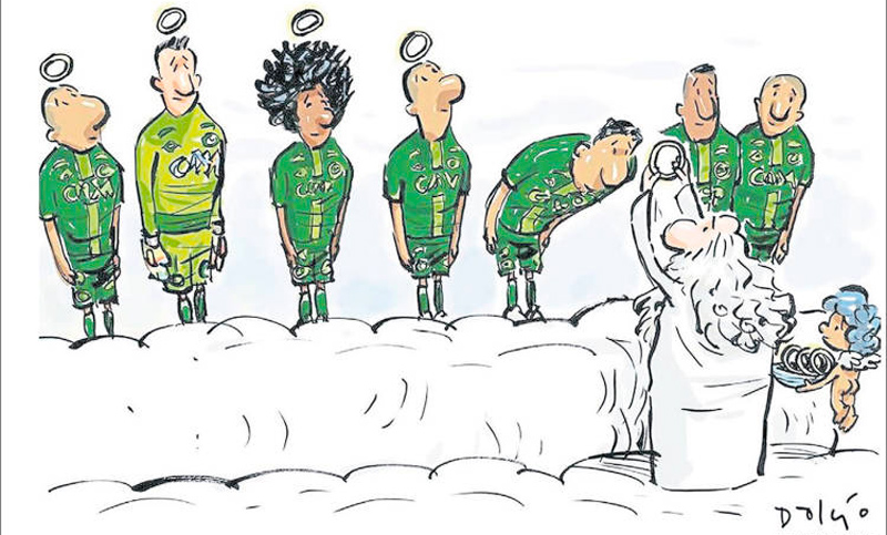 Diarios del mundo reflejaron dolor por la tragedia de Chapecoense