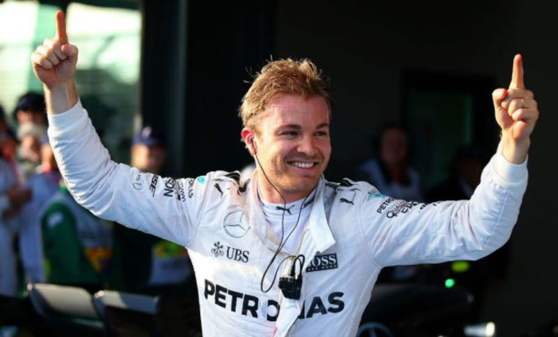 Rosberg salió segundo y se consagró por primera vez campeón