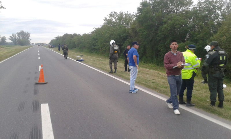 Un hombre perdió la vida al ser arrollado por un camión