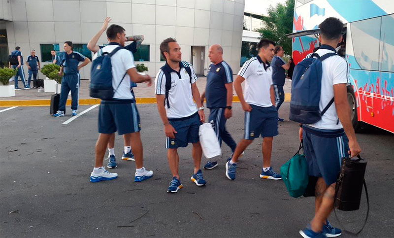 Los soldados de Bauza van arribando a Belo Horizonte