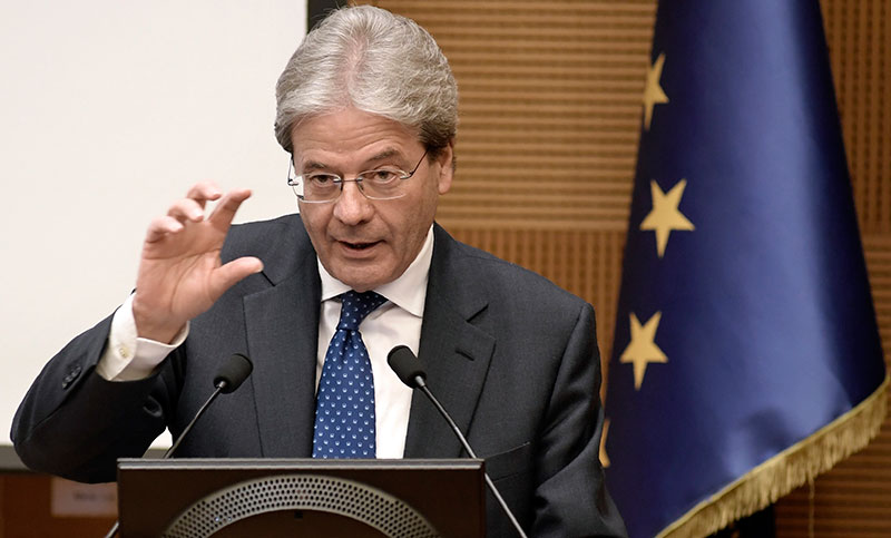 Gentiloni dice que buscará un acercamiento entre el G7 y Rusia