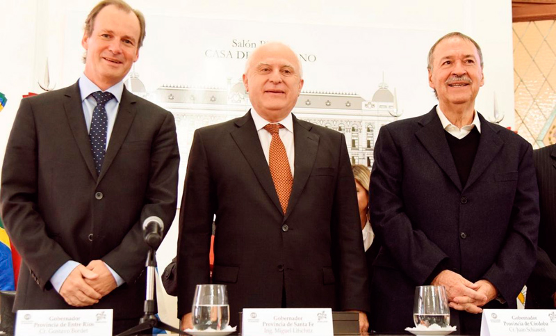 Con proyectos en común, gobernadores de la Región Centro se reúnen en Córdoba