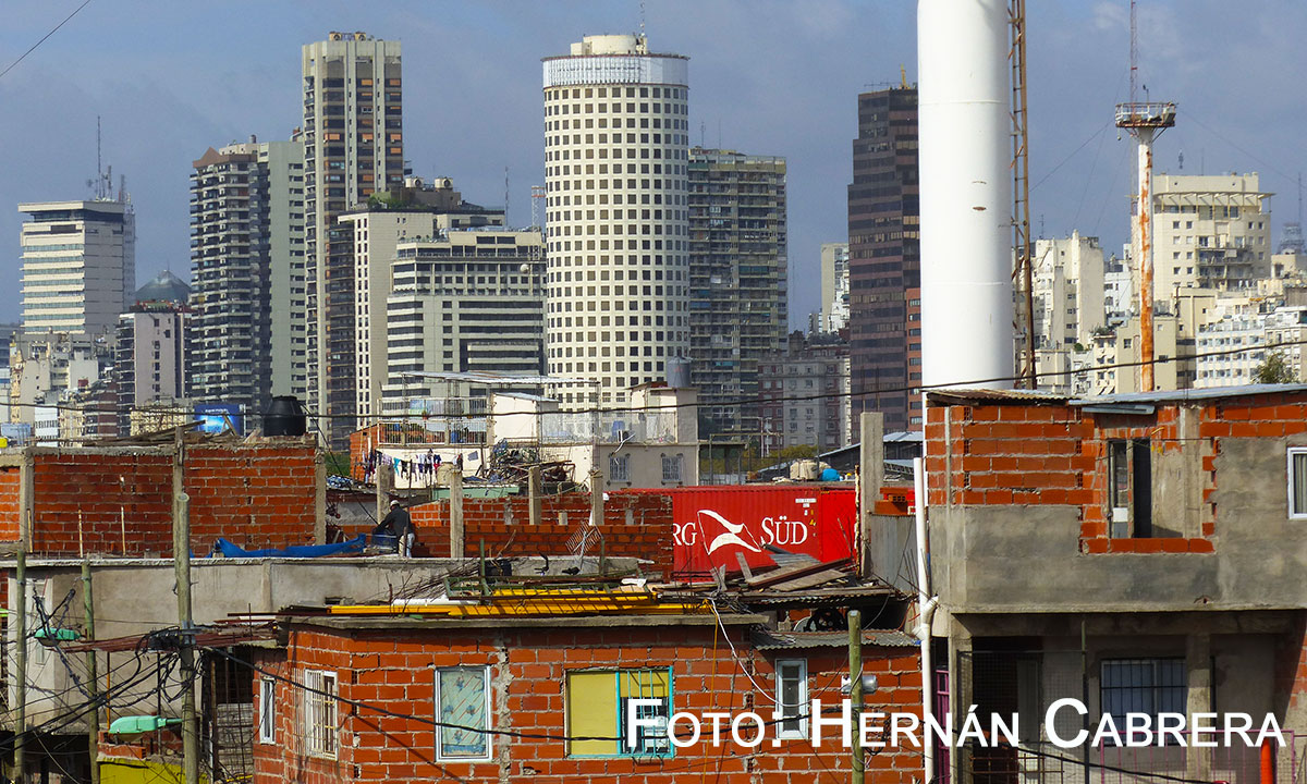 Contrastes de la gran ciudad…