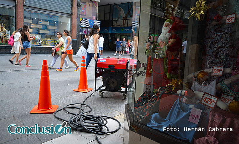 Falla eléctrica parte III: nuevamente un sector del centro se quedó sin luz