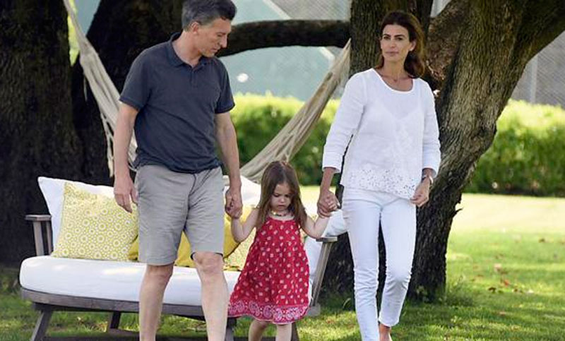 Macri pasa fin de semana largo en Alta Gracia con su familia