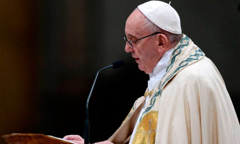 Francisco pidió «trabajos dignos para la juventud” en el Tedeum de fin de año