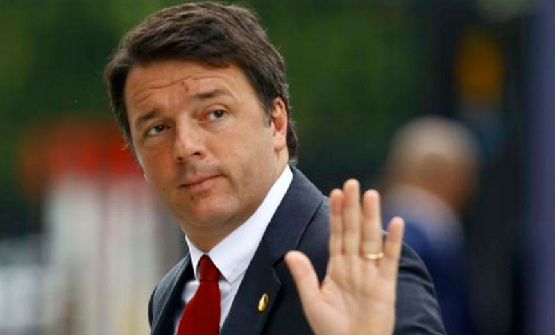 Matteo Renzi reconoció la derrota en el referéndum y anticipó que renunciará