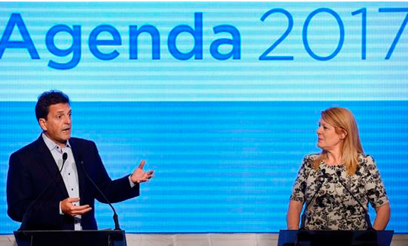 Massa y Stolbizer despidieron el año con críticas al gobierno
