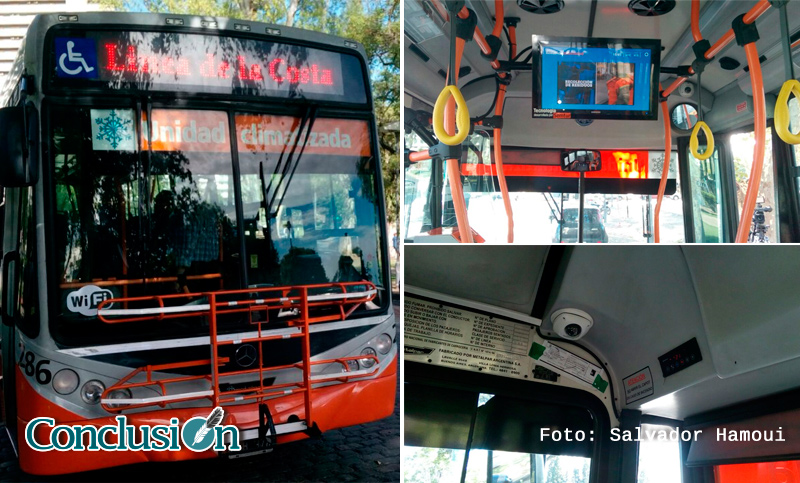 Implementan nueva tecnología a los colectivos de la Línea de la Costa
