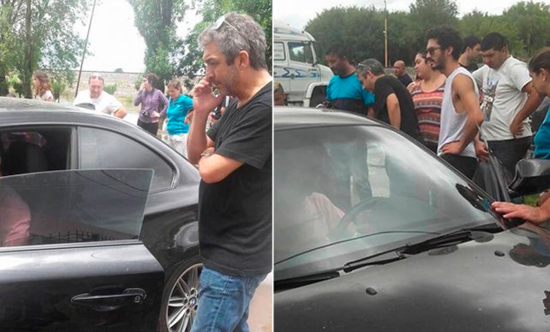 Ricardo y el Chino Darín varados en Villa Constitución tras el temporal