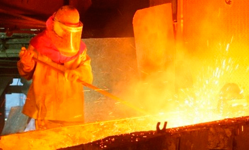 La actividad de la industria de la fundición cayó 50% este año