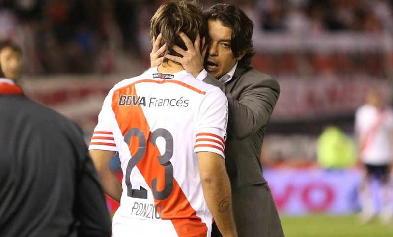 Gallardo aguardará la evolución de Ponzio para repetir el equipo contra Central