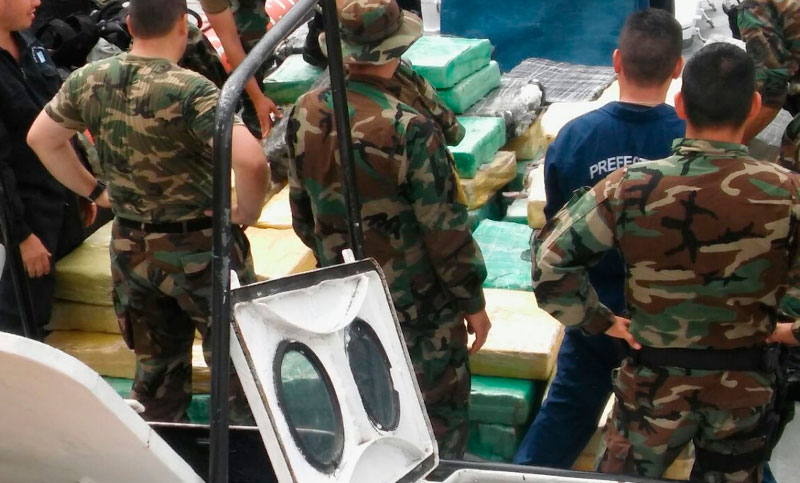 Incautan siete toneladas de marihuana en un histórico operativo de Prefectura