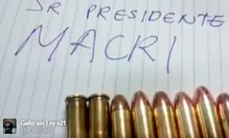 Una nueva amenaza contra el presidente Macri: «Pronto usted va a morir»