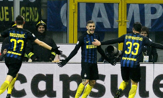 Icardi y Banega, le dieron el triunfo a Inter en el Calcio italiano