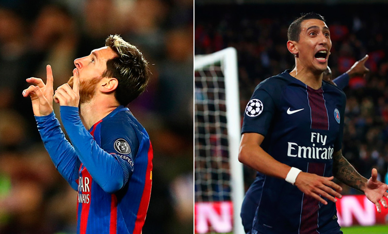 Messi y Di María gritaron en una nueva jornada de Champions League