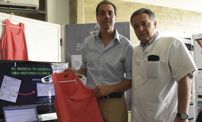 Una remera electrónica para controlar el embarazo se presentó en Córdoba