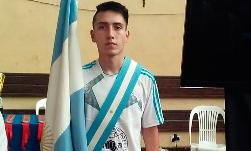 Taekwondo: el rosarino Máximo Agüero, rumbo a Grecia