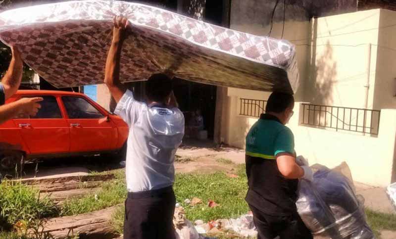 El municipio continúa trabajando en los barrios más afectados por las lluvias