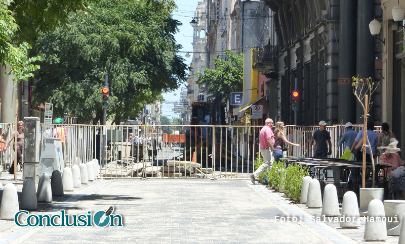 Segunda etapa de la remodelación de calle Sarmiento