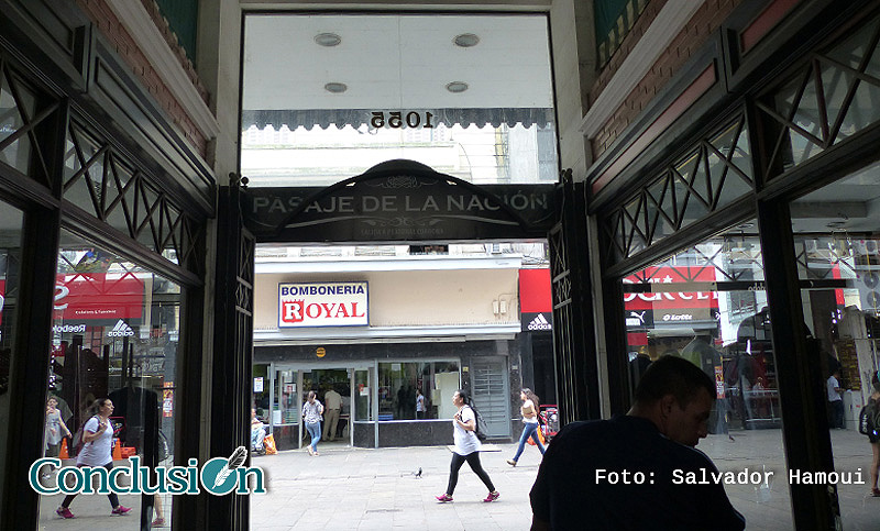La Peatonal Córdoba sin luz