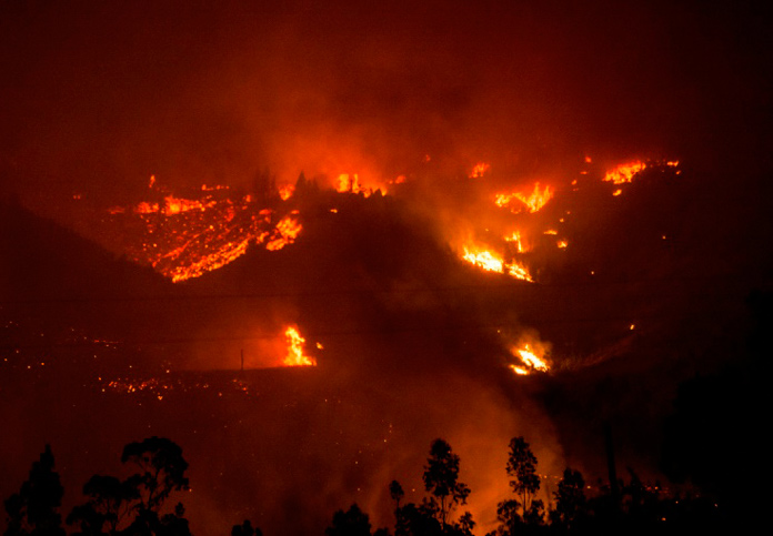 Estado de emergencia en Chile ante los peores incendios de su historia