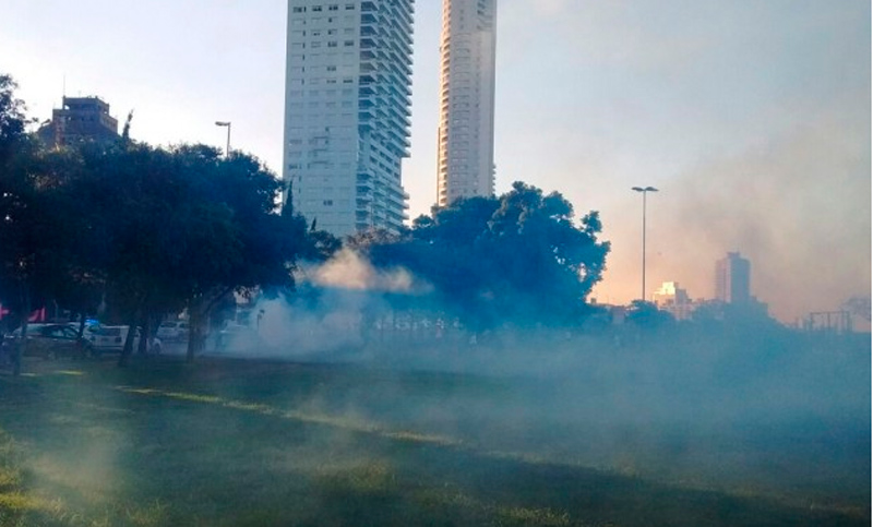 Intensifican la fumigación en diferentes zonas de la ciudad