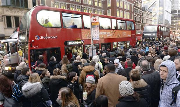 Londres, alterada por una huelga en el subte