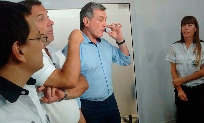 Presentaron el dispositivo que se utilizará en los controles de narcolemia