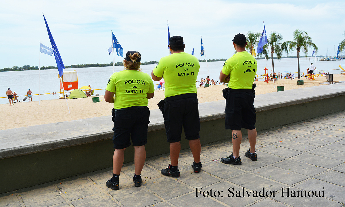 Operativo Verano en la costa rosarina