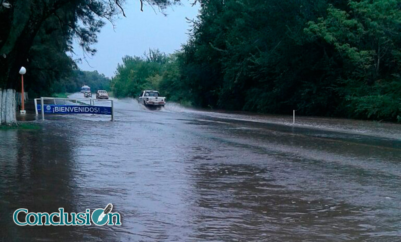 Cortes y desvíos en varias rutas del sur provincial tras el temporal