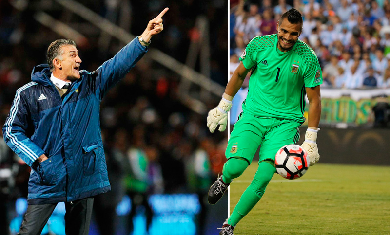 Bauza: «Si Romero no es titular, no creo que ataje en el Mundial»