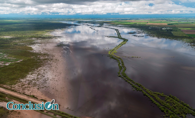 Pedro Morini: «Hay 300.000 hectáreas bajo agua en la provincia de Santa Fe»
