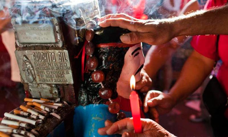 Cerca de 250 mil personas se movilizaron al santuario del «Gauchito Gil»