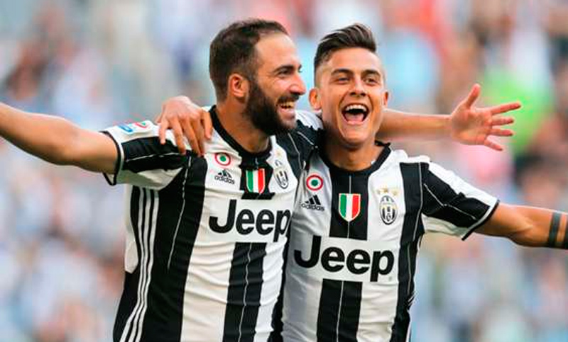 Dybala e Higuaín reafirman el liderato de Juventus en Italia