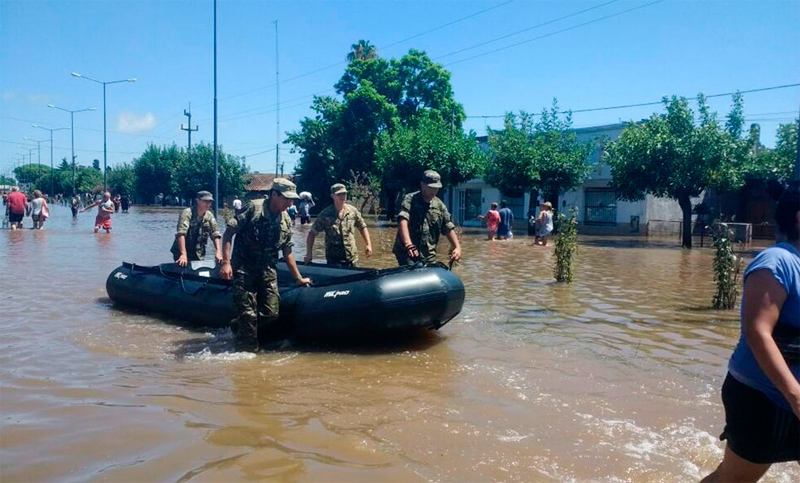 La Emilia, un pueblo de 5 mil habitantes que quedó inundado