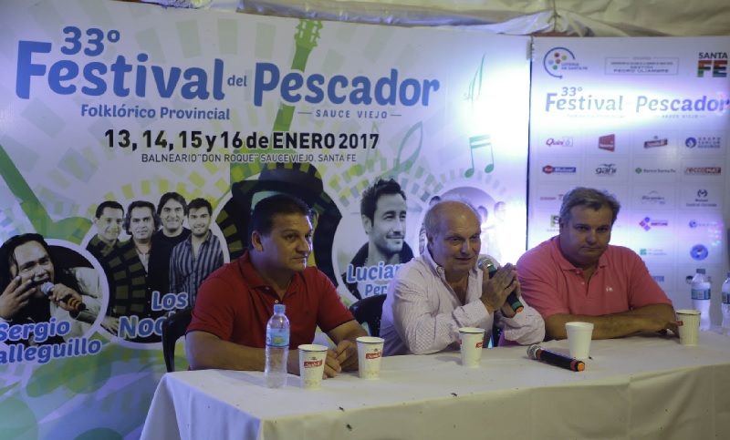 El Ministro Lombardi estuvo en la presentación de fiestas santafesinas