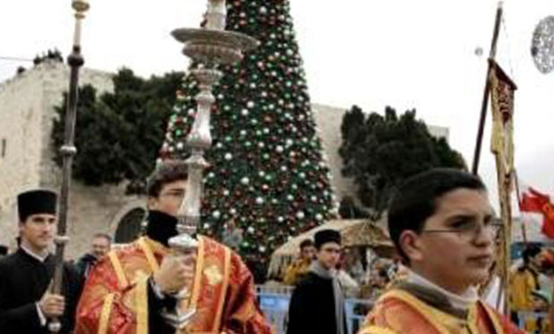 Los cristianos ortodoxos empiezan a celebrar Navidad en Belén