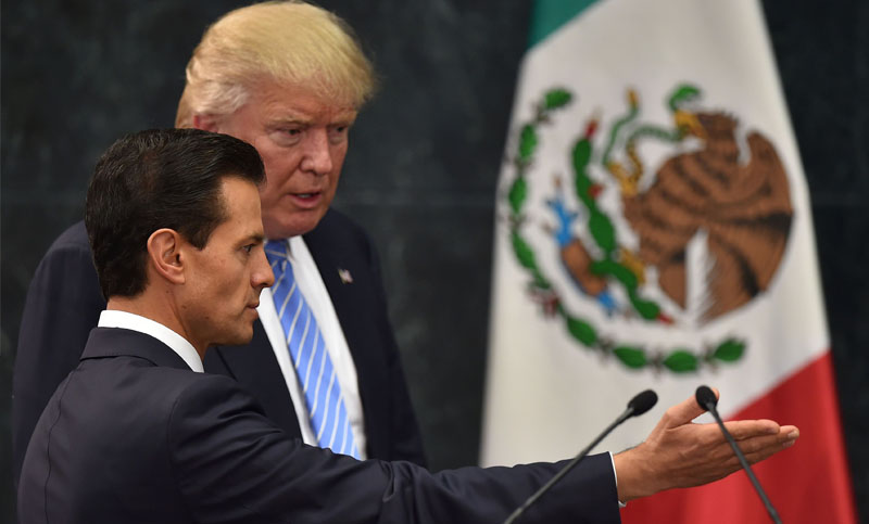 Peña Nieto le respondió a Trump: “México no pagará el muro”