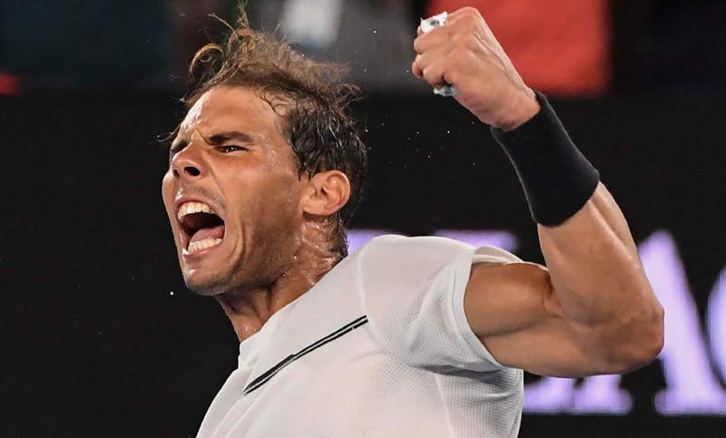 Rafa Nadal ganó y ya está en semifinales de Australia