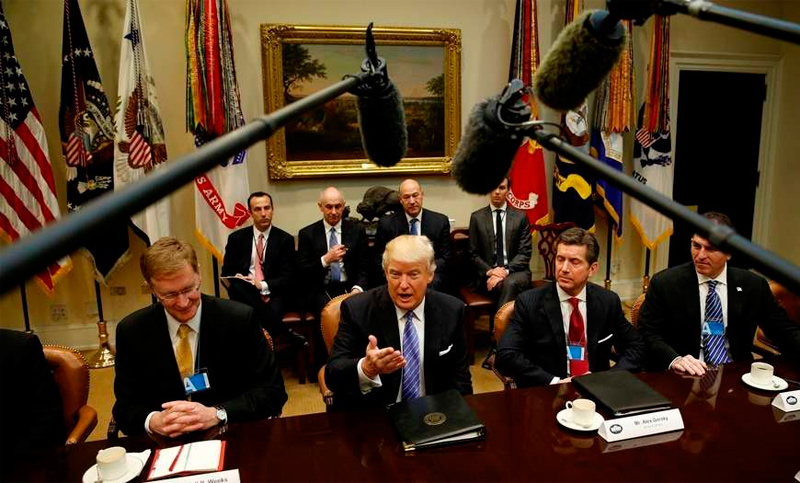 Trump anunció una poda «masiva» de impuestos para la clase media y las empresas