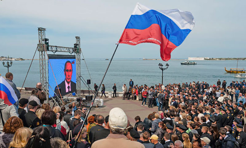Rusia le respondió a la Casa Blanca que «nunca devolverá Crimea a Ucrania»