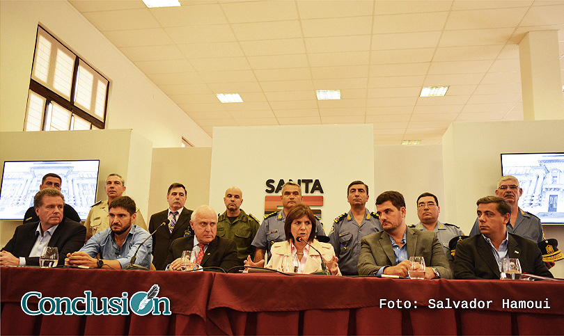 Bullrich desembarcó en Rosario: «Estamos un poco mejor, hay menos robos y menos homicidios»
