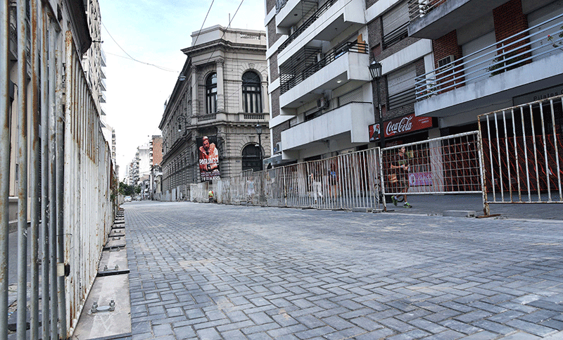 Obras en el Casco Histórico: quedó rehabilitado el tránsito por calle Mendoza