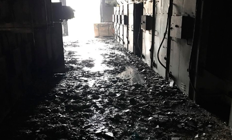 Esperanza: incendio en planta de la EPE dejó a toda la ciudad sin luz
